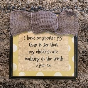 John 1:4 Children Walking in the Truth wall Decor I’ve Been Framed NEW